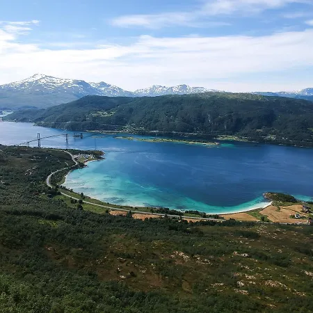 Tjeldsundbrua Camping Szálloda Evenskjer